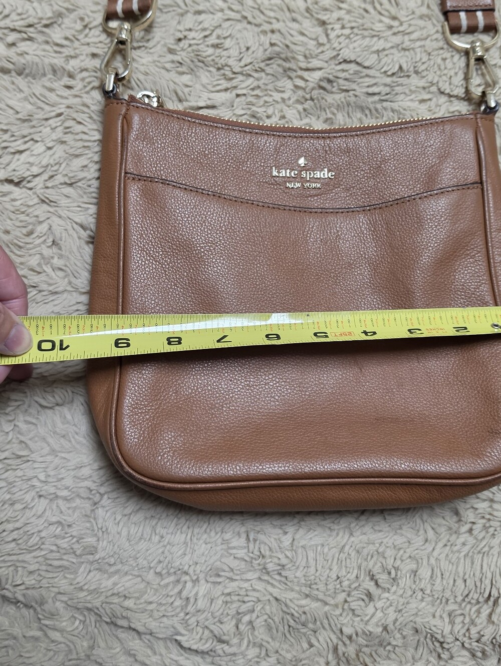 kate spade Tan Leather Crossbody Bag - Picture 4 of 14